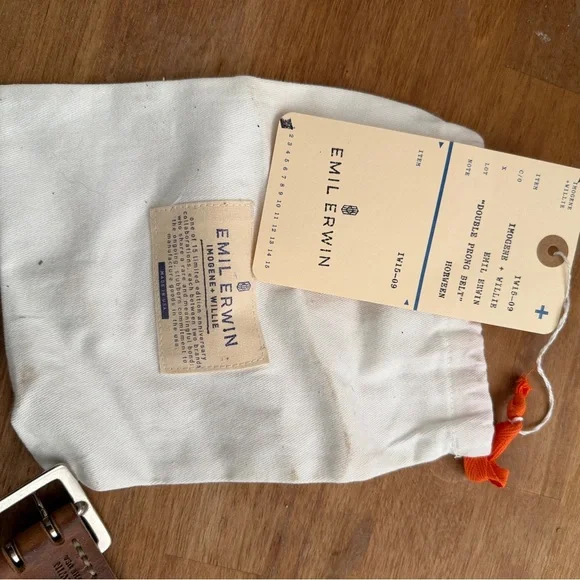 imogene + willie x emil erwin two prong horween belt - Picture 4 of 6